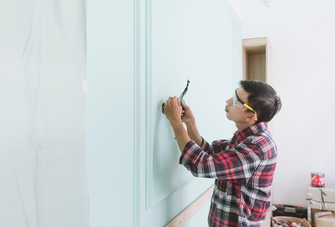 Maintenance Services man, worker, working, home, maintenance, safety, repair, photography